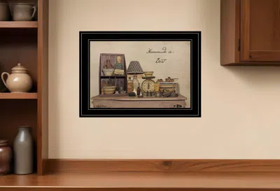 Homezia Homemade Is Best 3 Black Framed Print Kitchen Wall Art