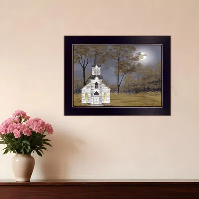 Homezia Evening Prayer Black Framed Print Wall Art
