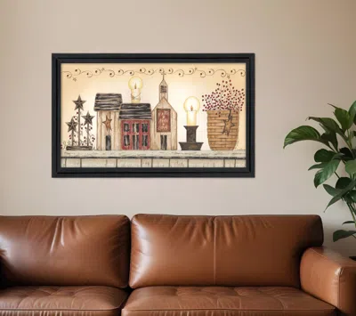 Homezia Faith Hope And Love 2 Black Framed Print Wall Art