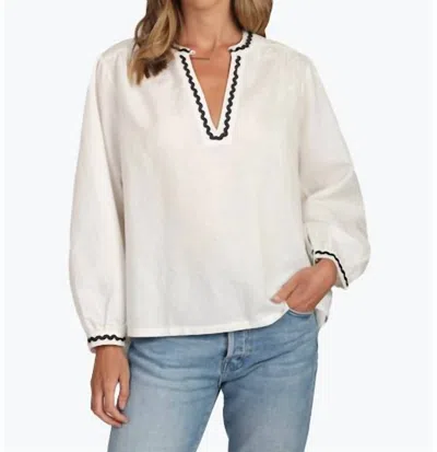 Dylan Gracie Blouse In White In White