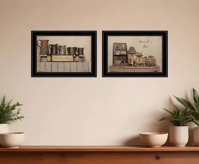 Homezia Set Of Two Homemade Is Best 2 Black Framed Print Kitchen Wall Art