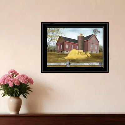 Homezia Farm Life 3 Black Framed Print Wall Art