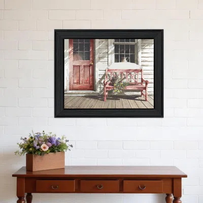 Homezia Fresh Cut Flowers 1 Black Framed Print Wall Art