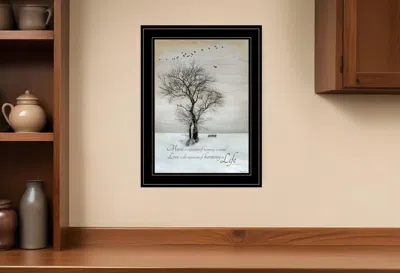 Homezia Harmony 2 Black Framed Print Kitchen Wall Art