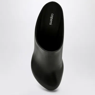 Coperni Orchestra Closed Mule Heel In Black Leather In Black