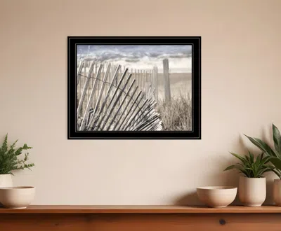 Homezia On The Coastline 2 Black Framed Print Wall Art