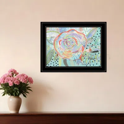 Homezia Bloom For Yourself 2 Black Framed Print Wall Art