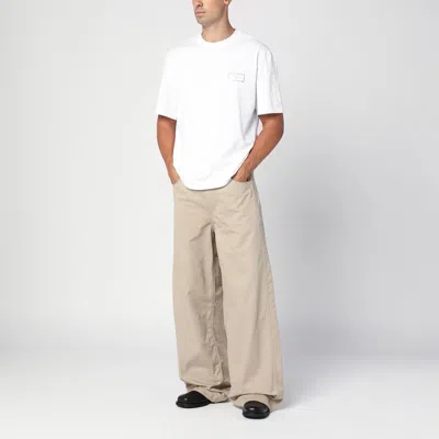 Martine Rose Classic Box Logo Graphic T-shirt In White