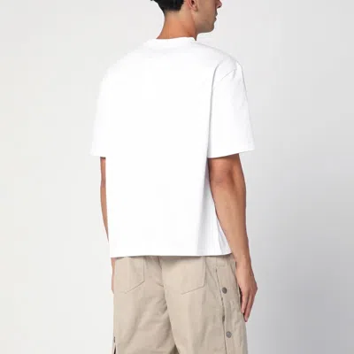 Martine Rose Classic Box Logo Graphic T-shirt In White