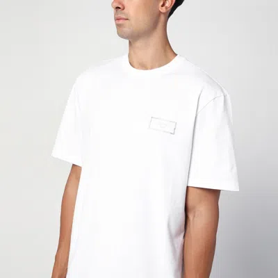 Martine Rose Classic Box Logo Graphic T-shirt In White