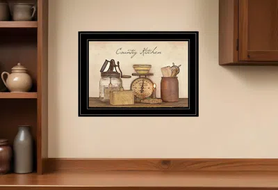 Homezia Country Kitchen 10 Black Framed Print Kitchen Wall Art