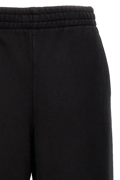 Prada Jogginghose Aus Baumwollfleece Mit Federbesatz In Black