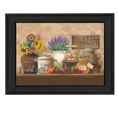 Homezia Antique Kitchen Black Framed Print Kitchen Wall Art