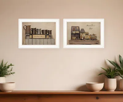 Homezia Set Of Two Homemade Is Best 1 White Framed Print Kitchen Wall Art