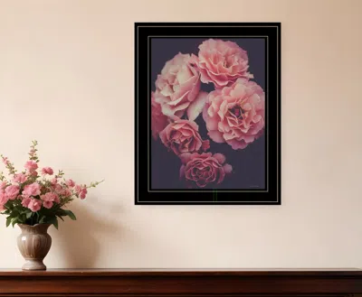 Homezia Dreamy Rose 2 Black Framed Print Wall Art
