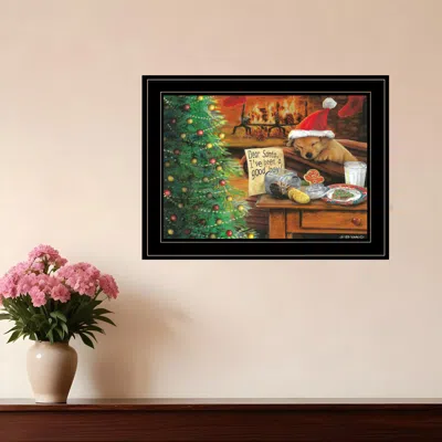 Homezia Ive Been A Good Boy 3 Black Framed Print Wall Art