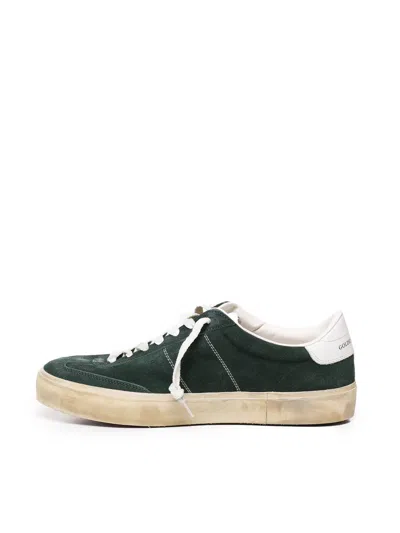 Golden Goose Soul Star Suede Linguetta E Tallone Pelle In Green