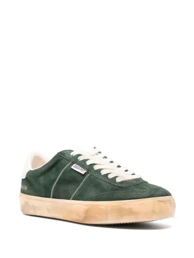 Golden Goose Soul Star Suede Linguetta E Tallone Pelle In Green