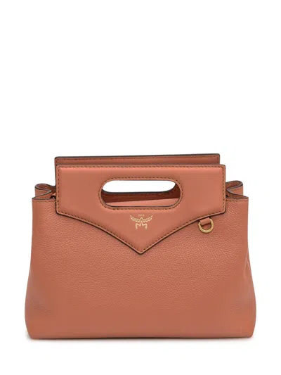 Shop Mcm Soft Diamond Tote Bag In Brown