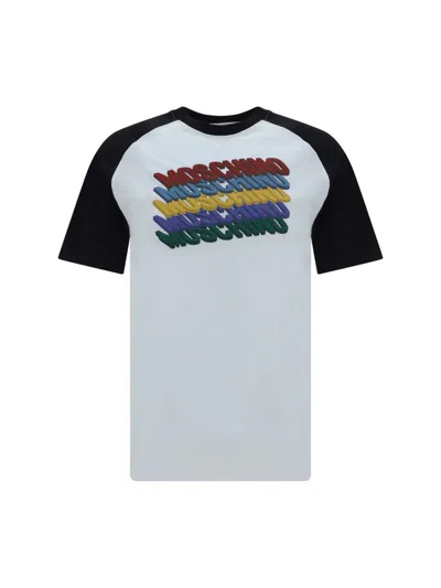 Moschino Logo-print Cotton T-shirt In White