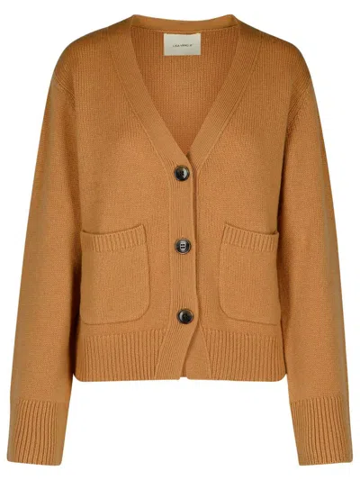 Lisa Yang Danni Cashmere Cardigan In Beige
