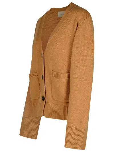 Lisa Yang Danni Cashmere Cardigan In Beige