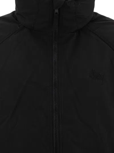 Stussy Military-style Zip-up Jacket In Black