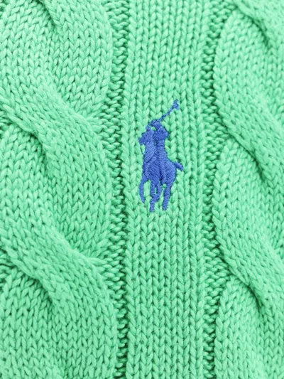 Shop Polo Ralph Lauren Sweater In Green