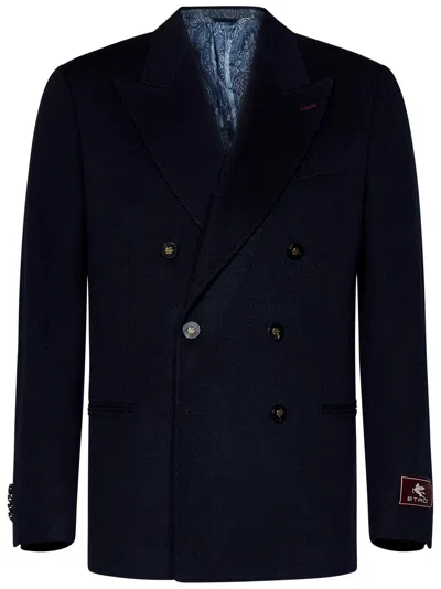 Etro Coats & Jackets In Blue