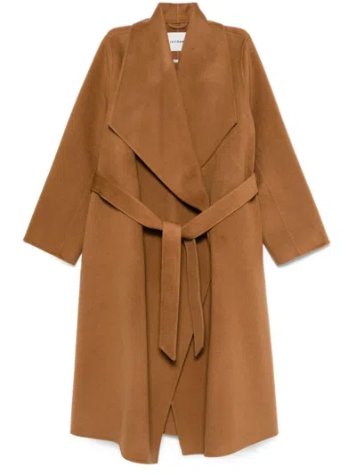 Shop Ivy & Oak Carrie Rose Coat In Brown