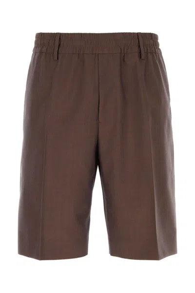 Shop Burberry Pants In Brown