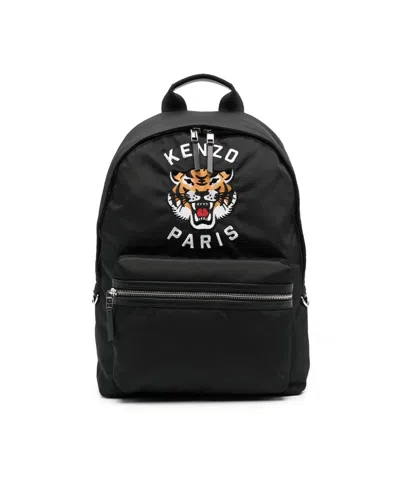 Kenzo Backpack In Black