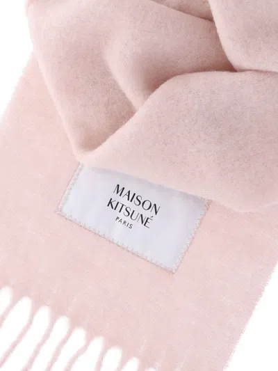 Shop Maison Kitsuné Maison Kitsune' Scarfs In Pink