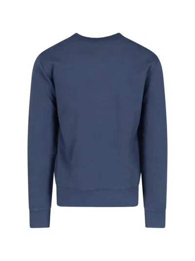 Shop Maison Kitsuné Maison Kitsune' Sweaters In Blue