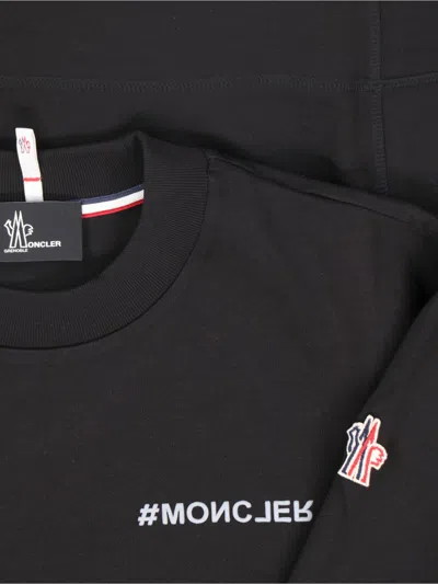 Shop Moncler Grenoble T-shirts And Polos In Black