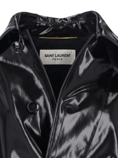 Shop Saint Laurent Jackets In Black