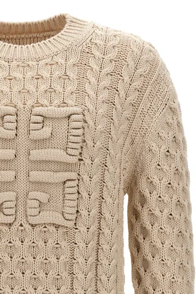 Shop Givenchy Men Logo Sweater In Cream