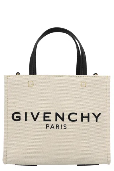 Givenchy Cabas G-tote Mini En Toile In Multicolor