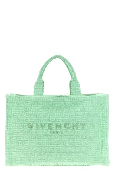 Givenchy Women Plage Capsule 'g-tote' Midi Shopping Bag In Green
