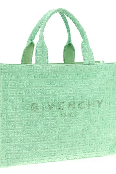 Givenchy Women Plage Capsule 'g-tote' Midi Shopping Bag In Green