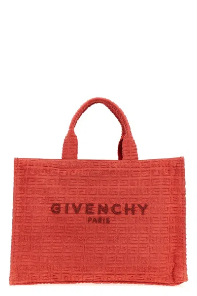 Givenchy Women Plage Medium Capsule 'g-tote' Shopping Bag In Red