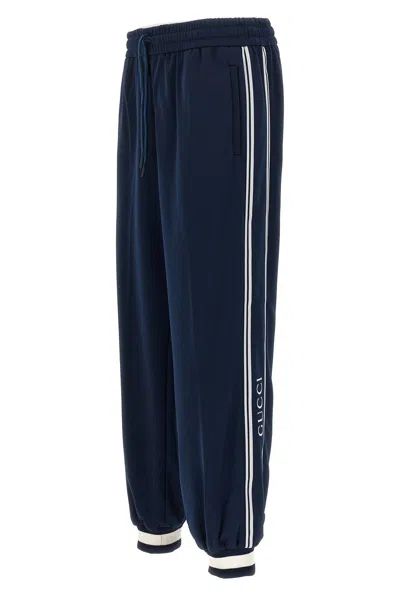 Gucci Logo-print Track Pants In Black