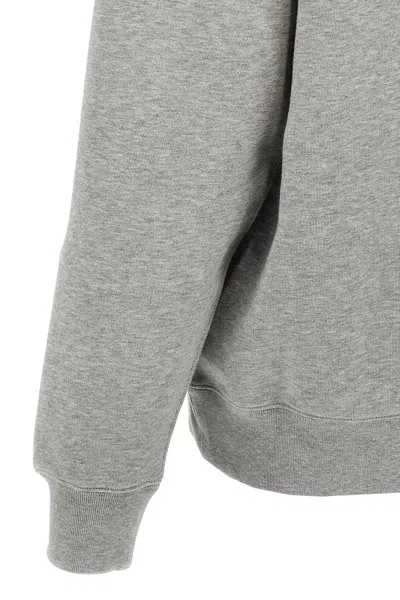 Gucci Cotton Jersey Hooded Sweatshirt In Gray