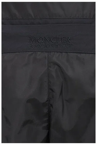 Moncler Born To Protect Capsule Shorts Bermuda And Short Black In Black