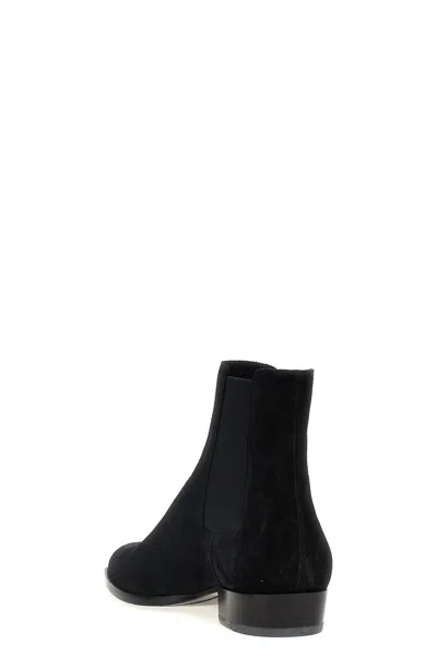 Saint Laurent Wyatt 30 Otterproof Chelsea Boot In Black