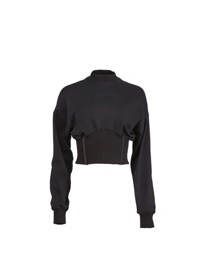 Fleur Du Mal Logo-embroidered T-shirt In Black