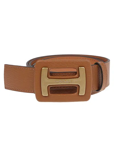 Shop Hogan Belt In Brown