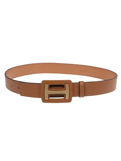 Shop Hogan Belt In Brown