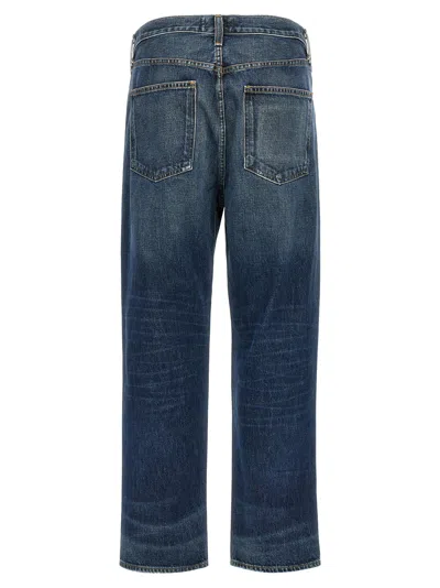 Agolde Blue Washed Jeans In Regenerated Denim