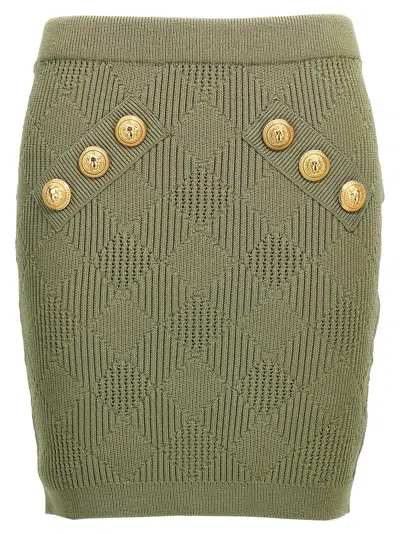 Balmain Skirt In Green